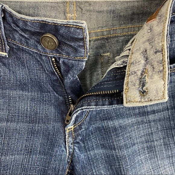 PAIGE Hollywood Hills Distressed Mid Rise Jeans, Size 25 - Picture 16 of 16